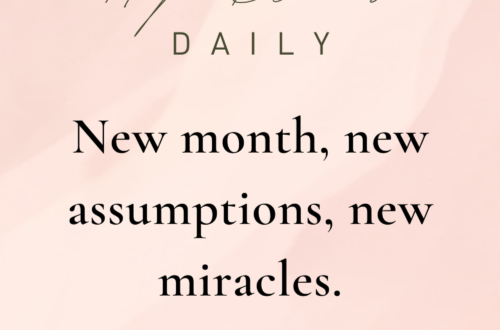 New month, new assumptions, new miracles.