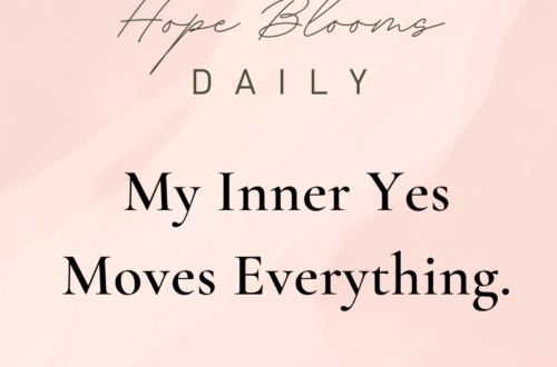 My Inner Yes Moves Everything